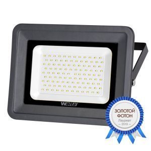 Прожектор светодиодный СДО 100Вт 8500лм 5500K IP65 (5шт/уп) WOLTA WFL-100W/06