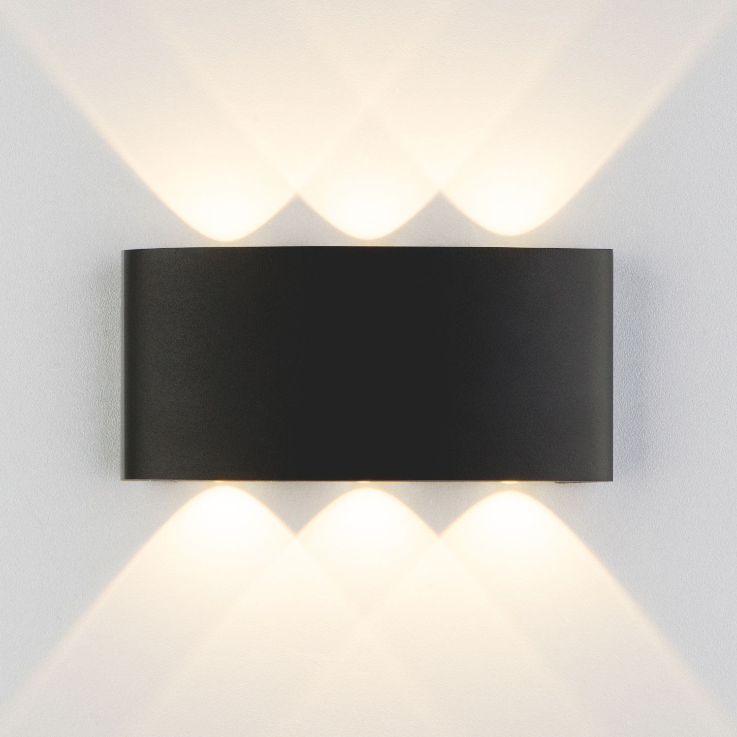 Светильник светодиодный уличный настенный 1551 TECHNO LED TWINKY TRIO черный 1551 TECHNO LED черный  - Фото 2