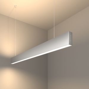 Светильник светодиодный линейный подвесной двусторонний 103см 40Вт 4200К матовое серебро 101-200-40- a041521