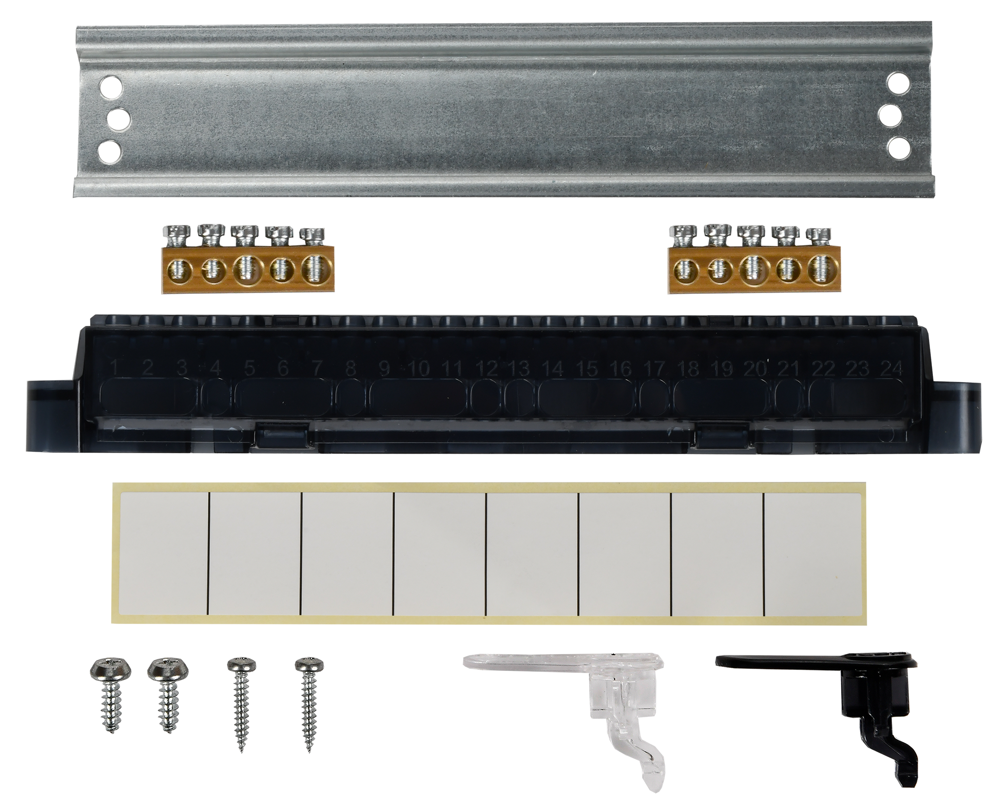 UNION Compact Корпус пластиковый ЩРВ-П-8 IP41 черная прозрачная дверь IEK - Фото 3