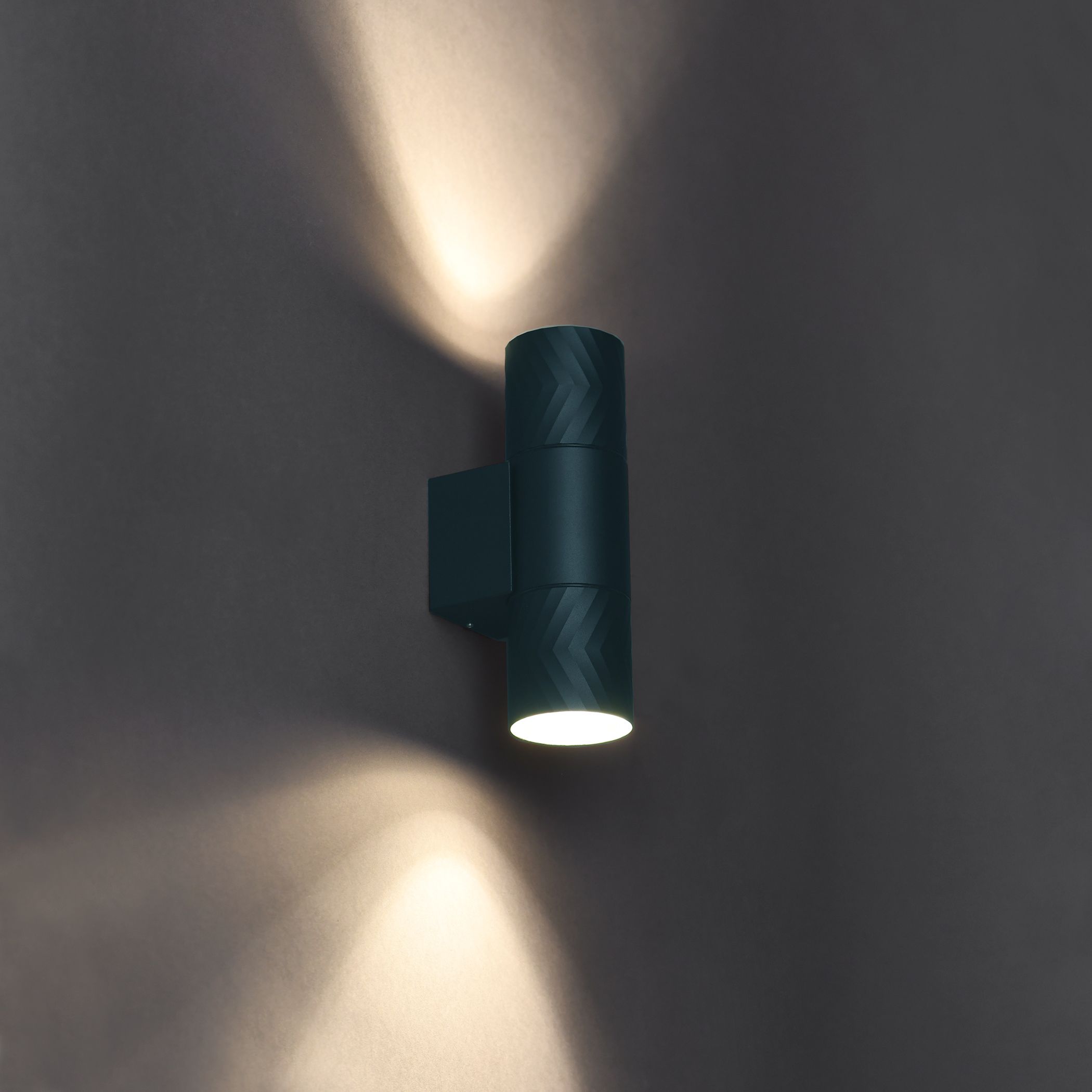 LIGHTING Светильник уличный 5108 настенный под лампу 2хGU10 IP65 серый IEK - Фото 3