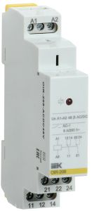 Реле промежуточное модульное OIR 2 контакта 8А 48В AC/DC IEK OIR-208-ACDC48V