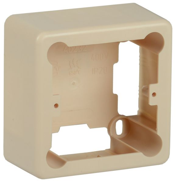 Коробка универсальная для кабель-каналов 80х80х25 сосна (светл. основа) IP40 Ruvinil 65005-27М