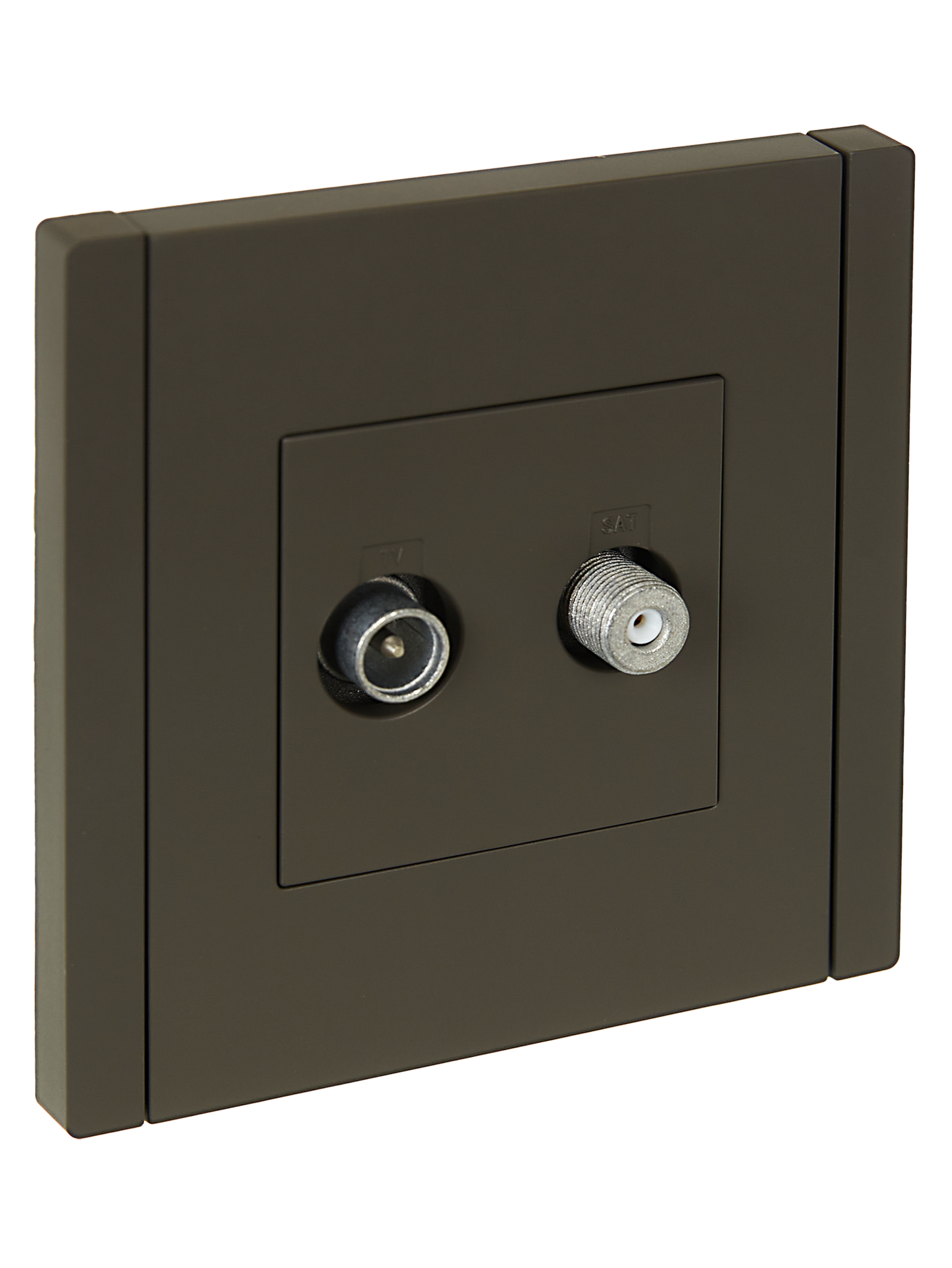 FORTE&PIANO Розетка двойная TV+SAT FP338 серый IEK FP-AF20-O-K03