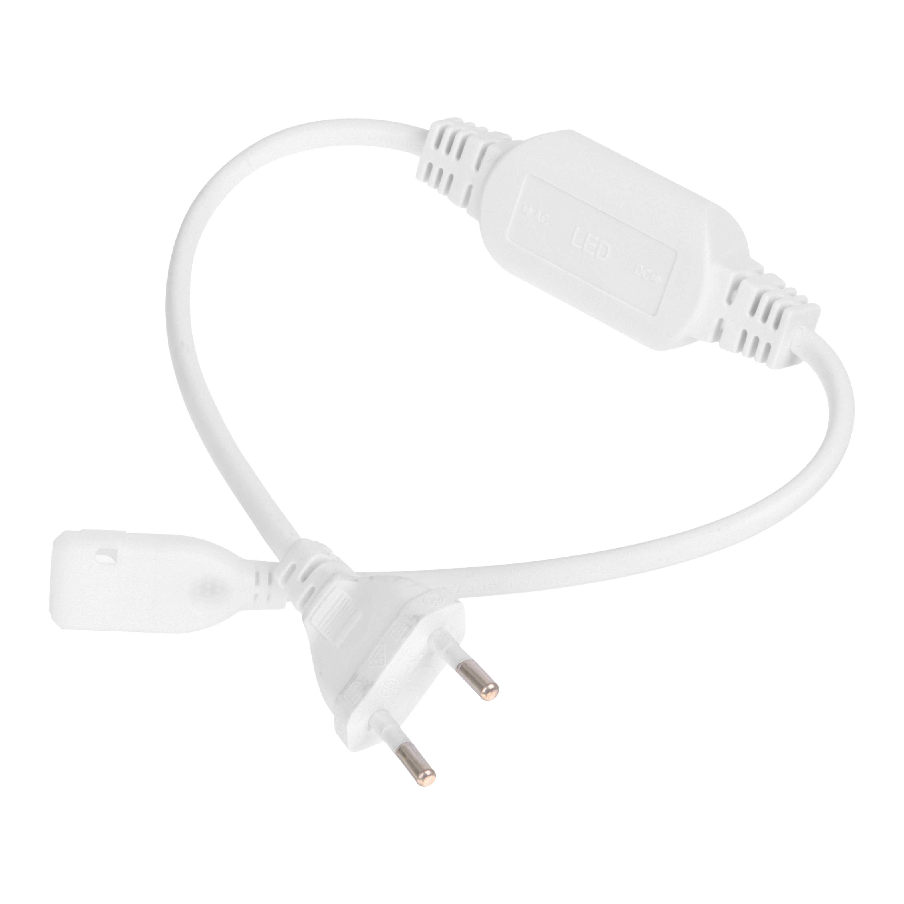 Сетевой кабель с вилкой WOLTA WPC-PCS-COB/220V для светодиодной ленты COB 220В
