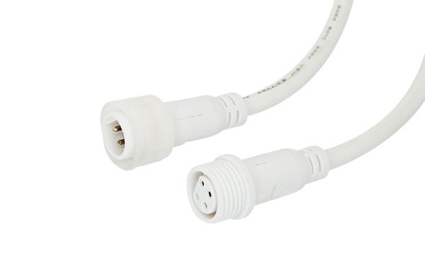 Соединительный кабель (4pin) герметичный (IP67) 4х0.75мм²  белый  REXANT - Фото 7