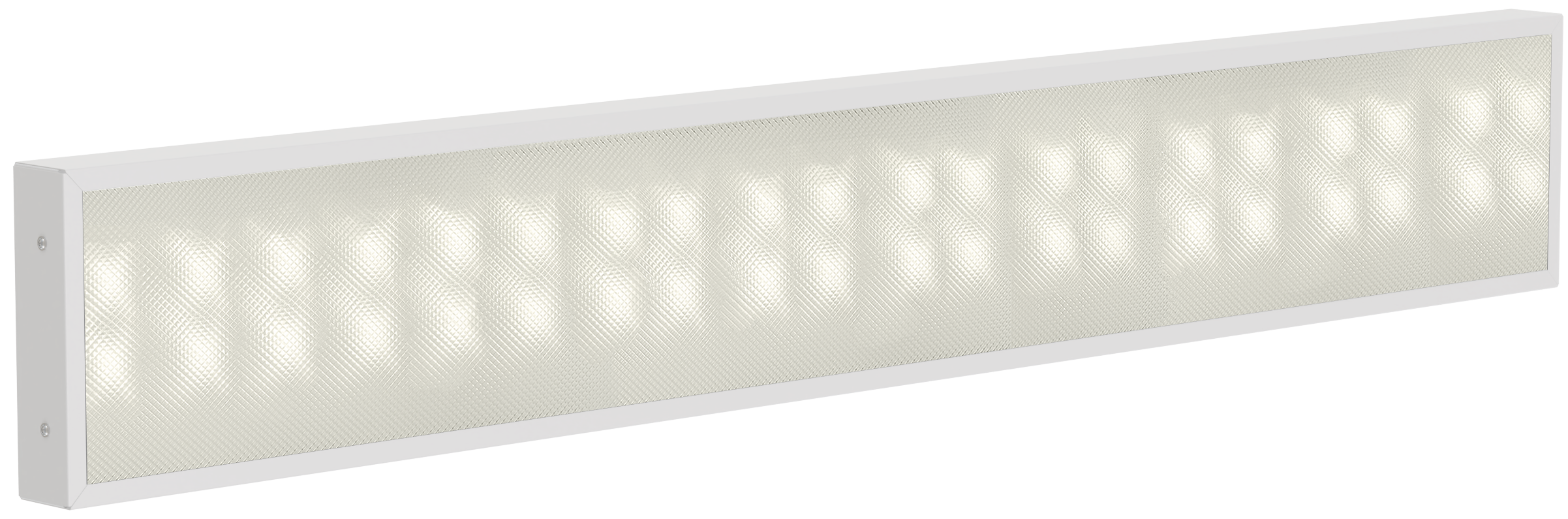 LIGHTING PRO Светильник светодиодный ДВО 1031 36Вт 3000К IP40 1195х180мм призма IEK - Фото 2