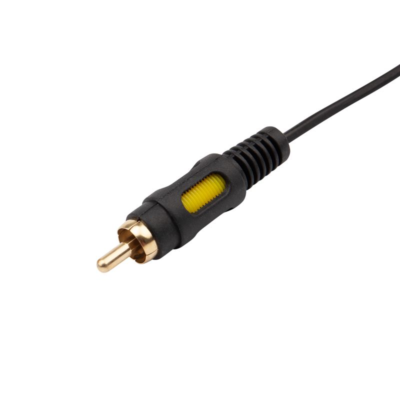 Шнур Стерео 3,5мм 4C - 3 RCA, 1,5м, двухцветный штекер Gold REXANT - Фото 5