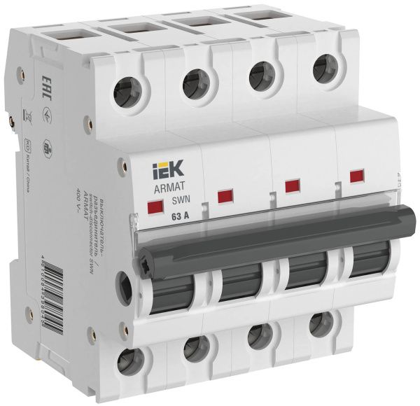 ARMAT Выключатель-разъединитель SWN 4P 63А IEK AR-SWN-4-063