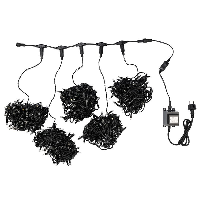 Гирлянда LED ClipLight 24V, 5 нитей по 20 метров, цвет диодов Синий - Фото 4