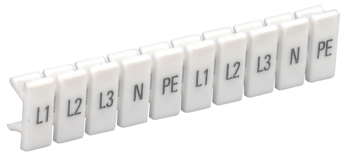 Маркеры для КПИ-1,5мм2 с символами "L1, L2, L3, N, PE" IEK