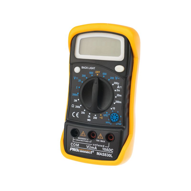 Портативный мультиметр MAS830L (DT850L) PROconnect - Фото 2