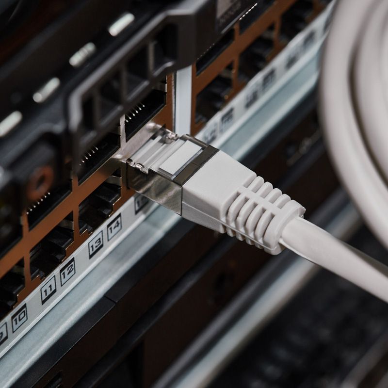 Шнур коммутационный, патч-корд F/UTP RJ45-RJ45, CAT 5e, LSZH серый, 1,5м REXANT - Фото 3