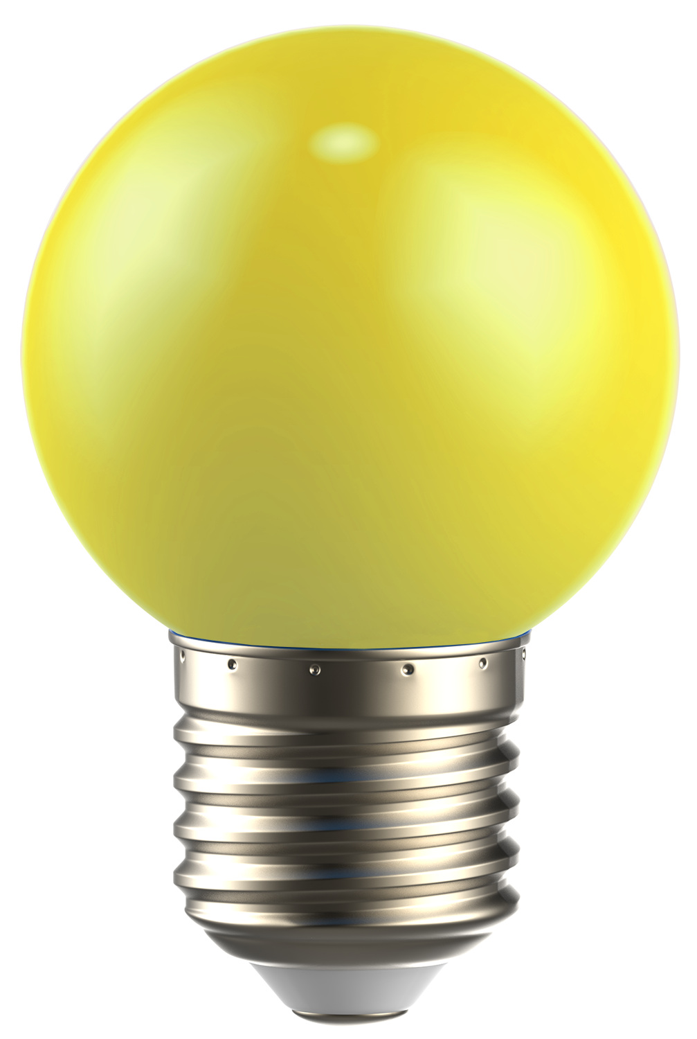 LIGHTING Лампа светодиодная декоративная G45 шар 1Вт 230В желтый E27 IEK - Фото 2