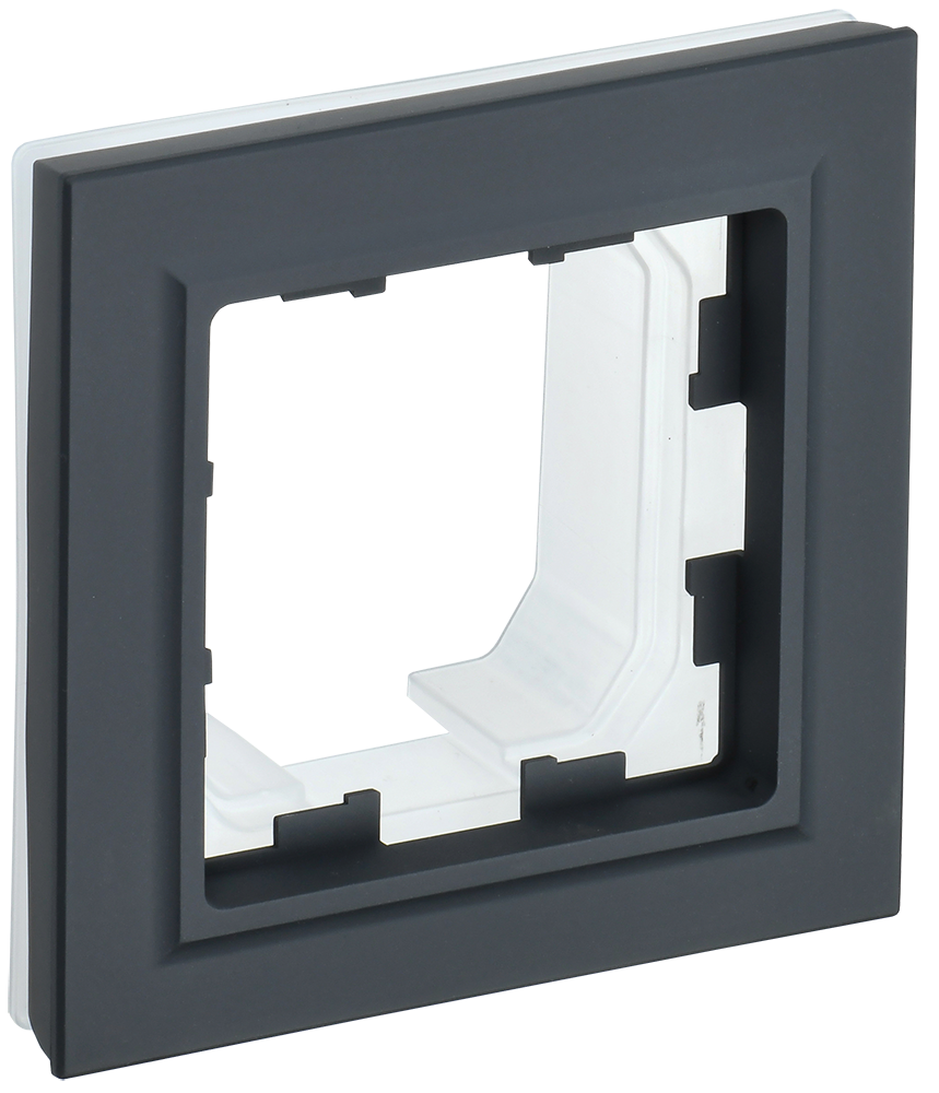 BRITE Рамка 1-местная IP44 РУ-1-БрГ-44 графит IEK