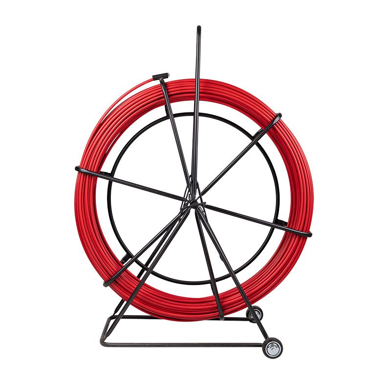 Протяжка кабельная (УЗК в тележке), стеклопруток, d=11,0мм, 100м, красная REXANT - Фото 2