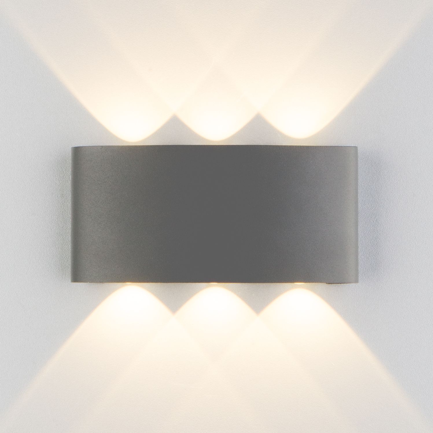 Светильник светодиодный уличный настенный Twinky trio серый 1551 TECHNO LED Elektrostandard - Фото 2