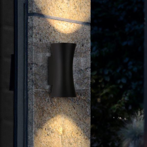 Светильник светодиодный уличный настенный Dual  IP54 1501 TECHNO LED чёрный Elektrostandard - Фото 2