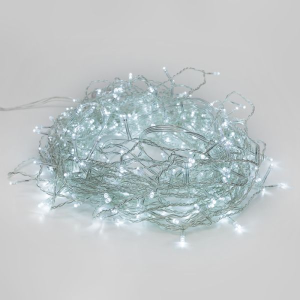 Гирлянда Твинкл-Лайт 10 м, прозрачный ПВХ, 80 LED, белое свечение NEON-NIGHT - Фото 6