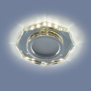 Светильник точечный со светодиодной подсветкой 2226 MR16 SL зеркальный/серебро Elektrostandard - Фото 2