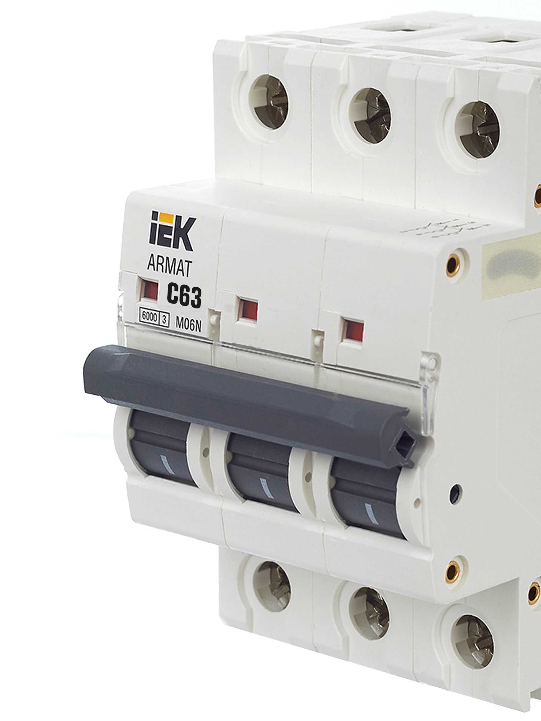 ARMAT Автоматический выключатель M06N 3P C 63А IEK - Фото 4
