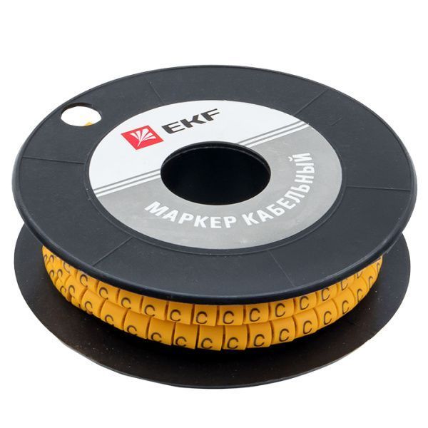 Маркер кабельный 1,5 мм2 "C" (1000 шт.) (ЕС-0) EKF