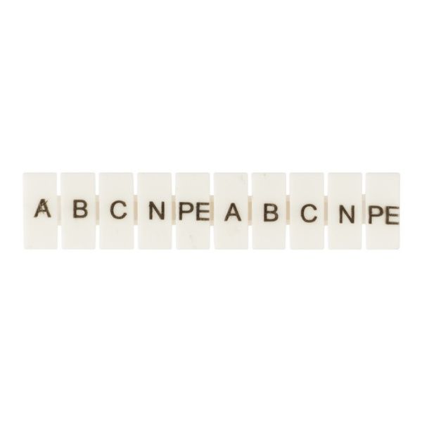 Маркеры для UT/ST/Push-in 4 с символами "A, B, C, N, PE" (100 шт.) EKF