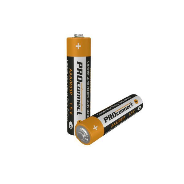 Батарейка солевая ААA/R03, 1,5В, 4 шт, термопленка PROconnect - Фото 4