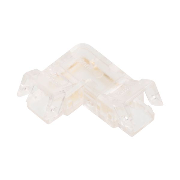 Коннектор WOLTA WLS-2PIN-5MM-MONO-L угловой для одноцветной SMD ленты шириной 5мм. Цена за 1 шт., мин. кратность 3 шт. WLS-2PIN-5MM-MONO-L