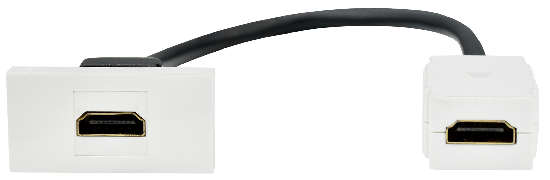 PRIMER РКМ-10-00-П Розетка HDMI M/M (1 модуль) белая IEK