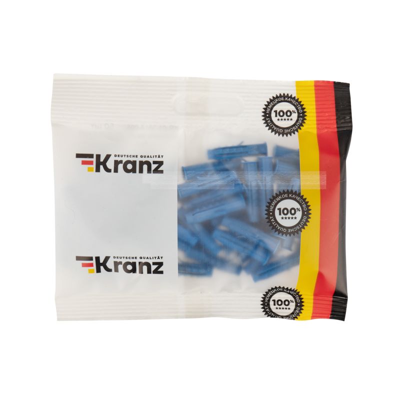 Дюбель распорный KRANZ 6х30, синий, пакет (50 шт./уп.) - Фото 2