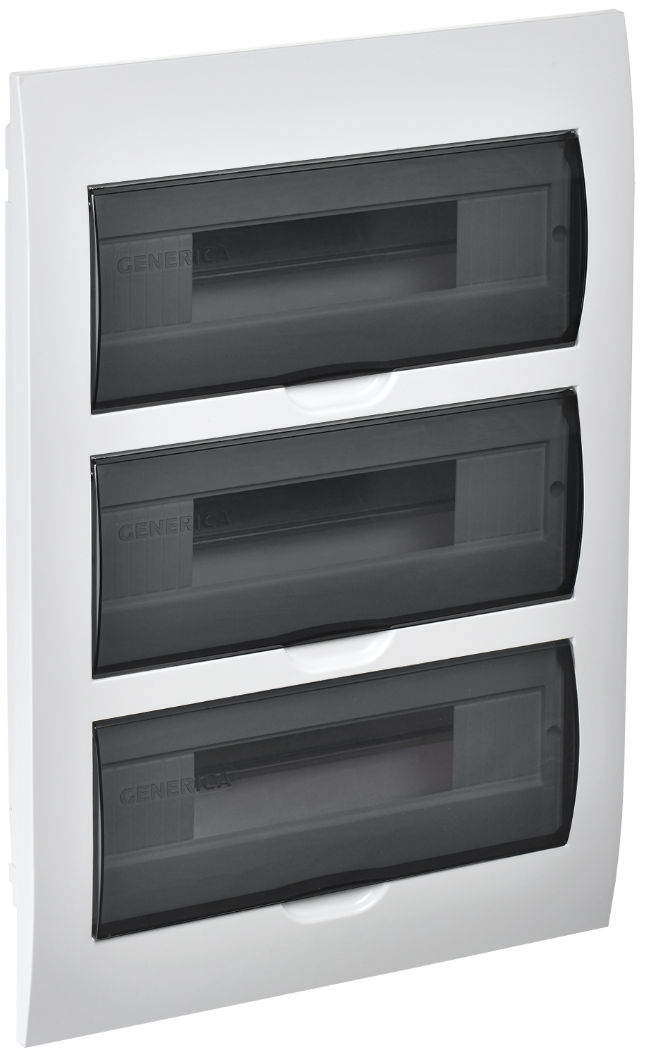 Корпус пластиковый ЩРВ-П-36 черная прозрачная дверь IP41 GENERICA MKP12-V-36-41-G