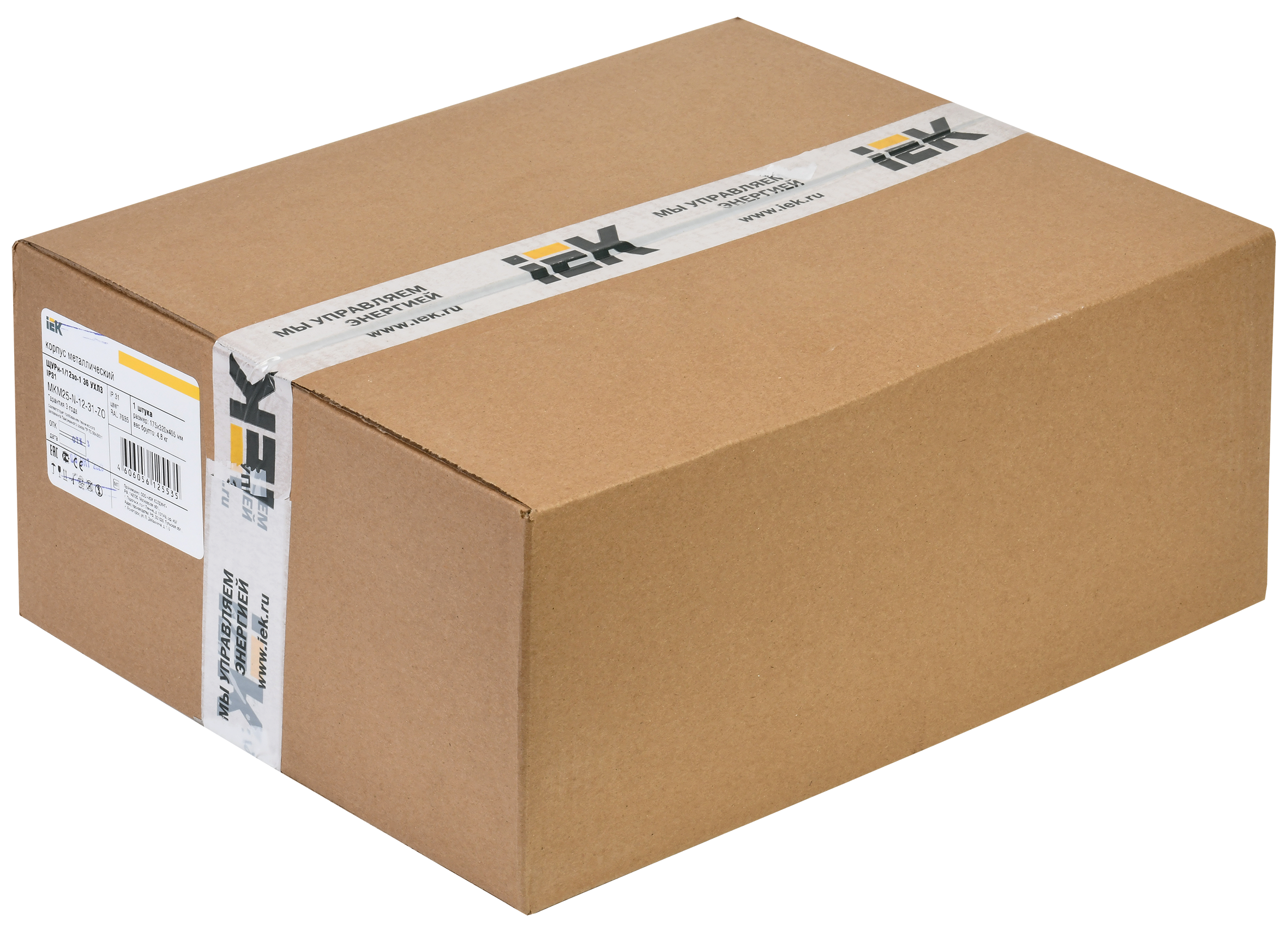 TITAN Корпус металлический ЩУРн-1/12 (395х310х165мм) IP31 IEK - Фото 2