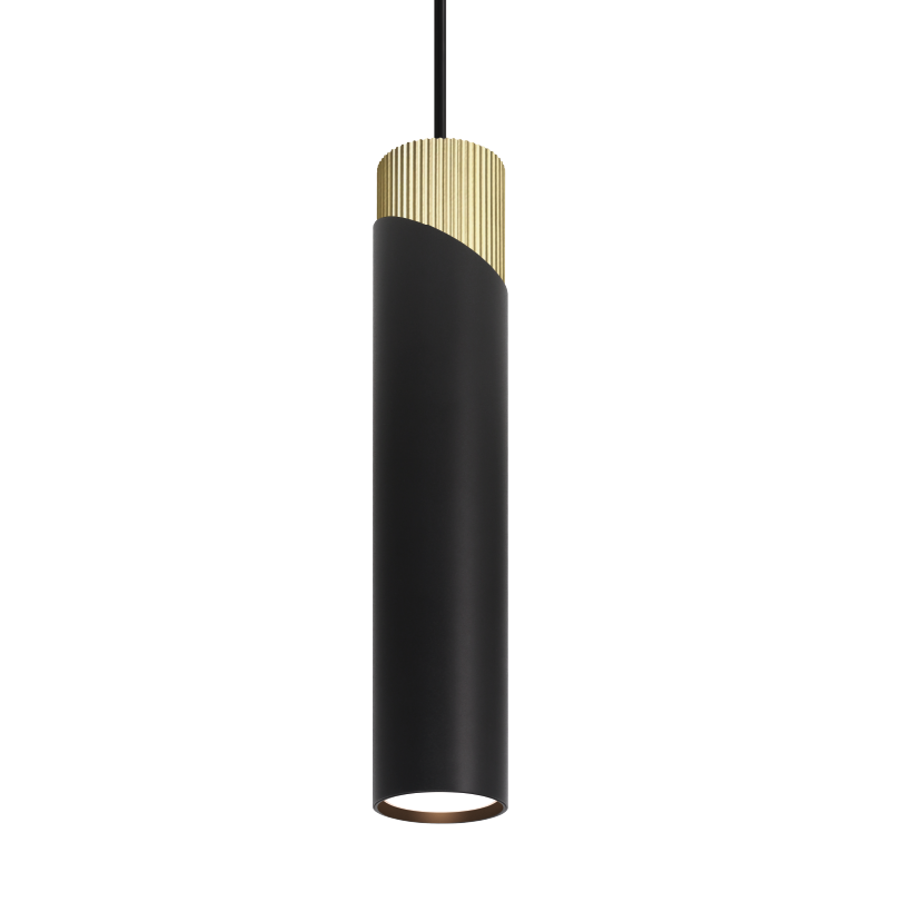 Подвесной светильник WOLTA WSL-GU10/P06BG IP20 под лампу GU10 Чёрный/золото DOLCE D55x300 1/20 - Фото 4