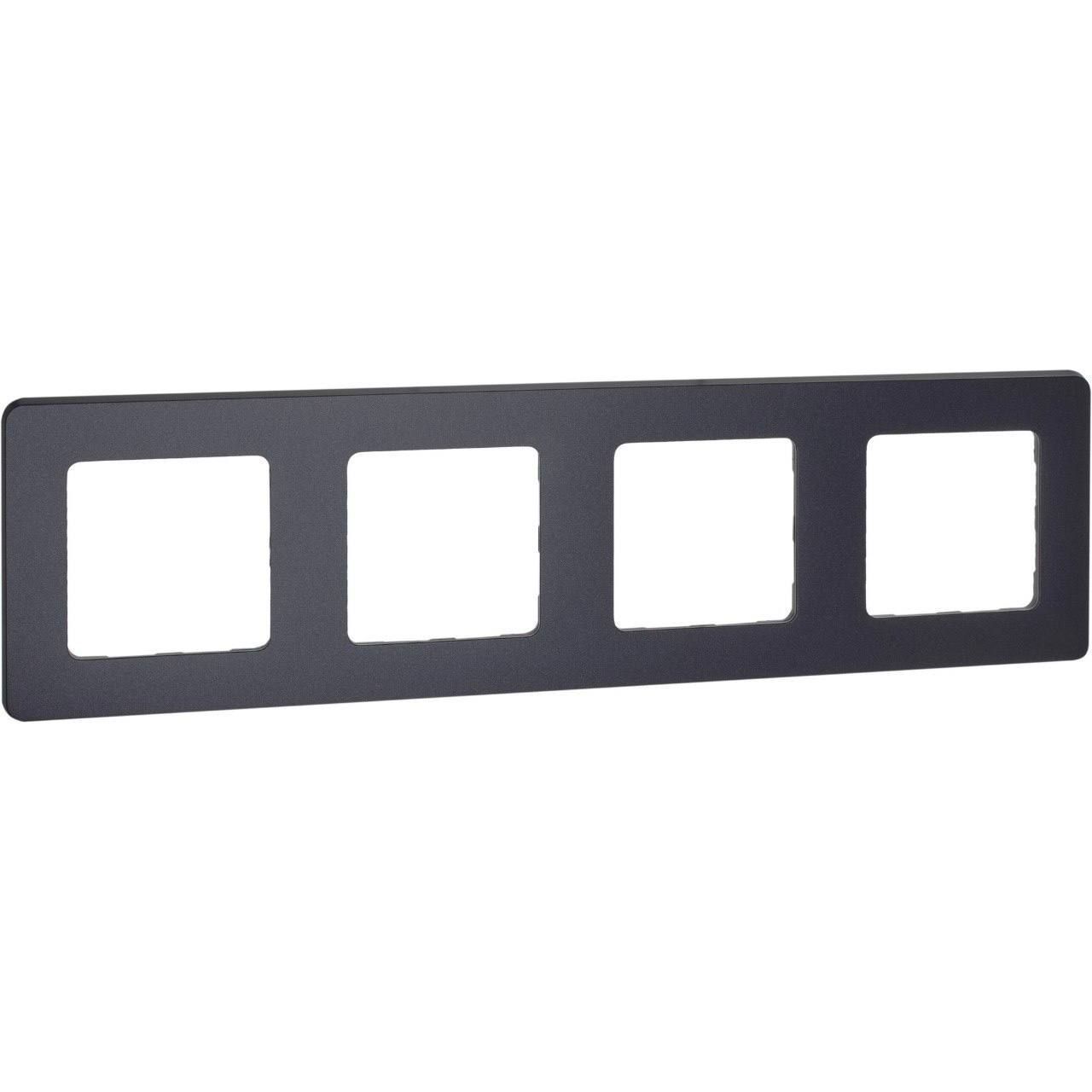 INSPIRIA Рамка 4-местная антрацит 673963