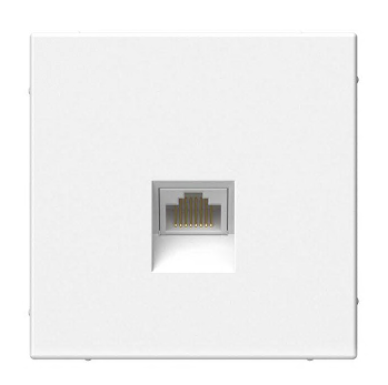 Розетка компьютерная ArtGallery RJ45 кат.6A механизм бел. SE GAL000186