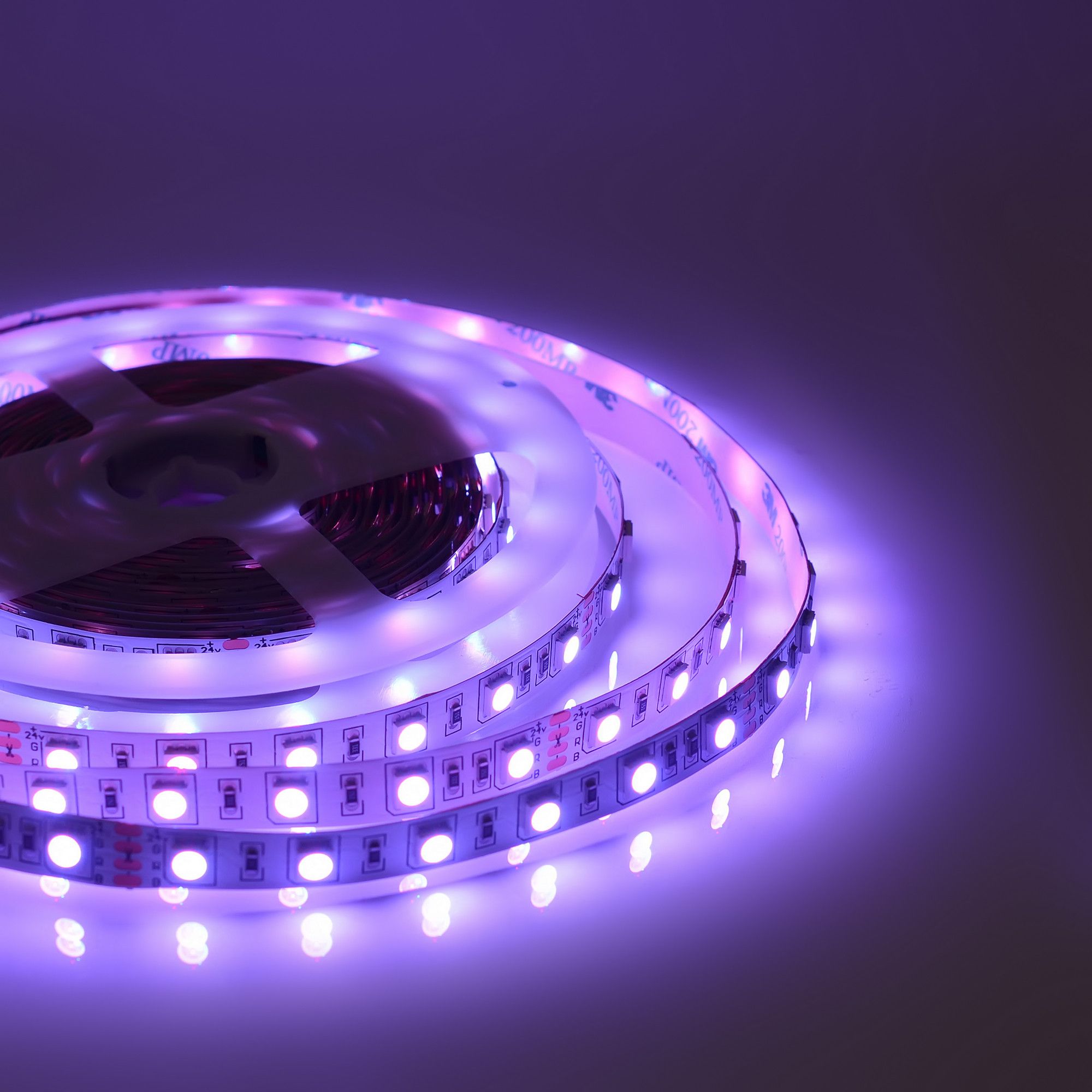 Лента светодиодная smd5050 60д/м 24В IP20 5м RGB Apeyron - Фото 13