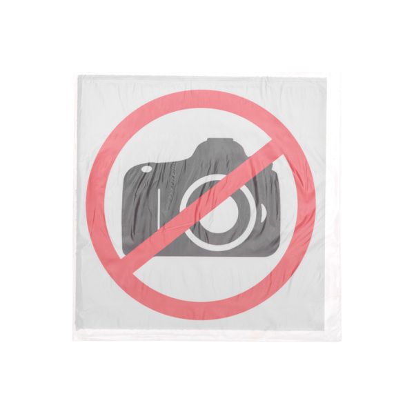 Наклейка запрещающий знак "Фотосъемка запрещена" 150*150 мм REXANT - Фото 3