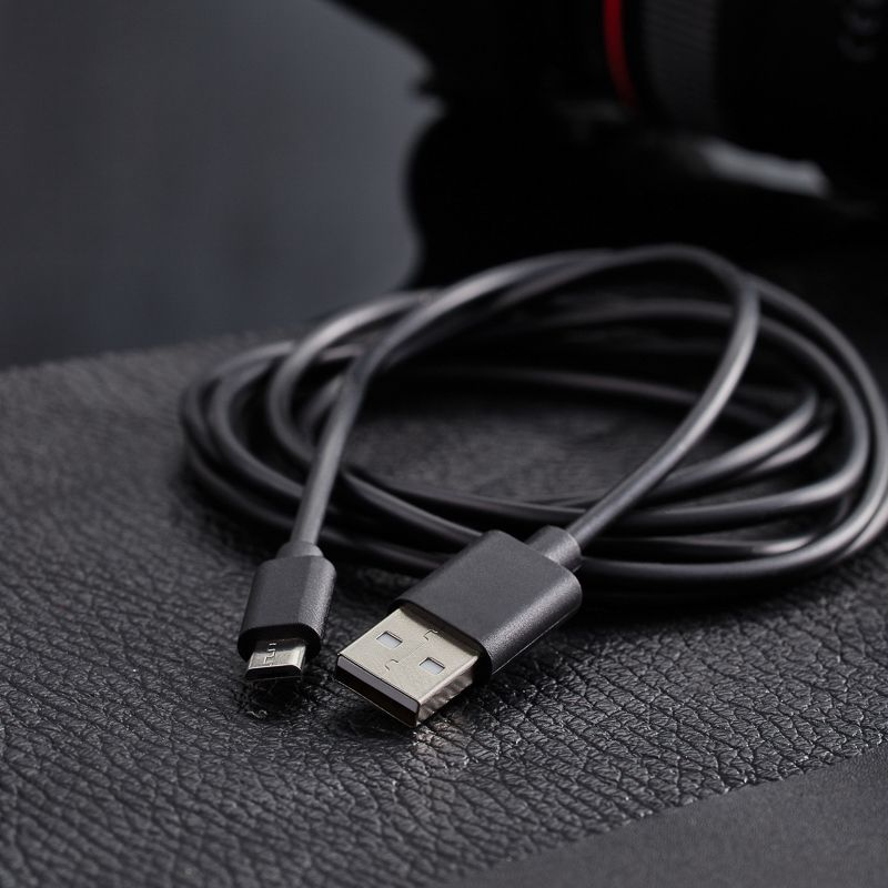Кабель USB-A – micro USB, 1А, 1,8м, ПВХ, черный REXANT - Фото 2