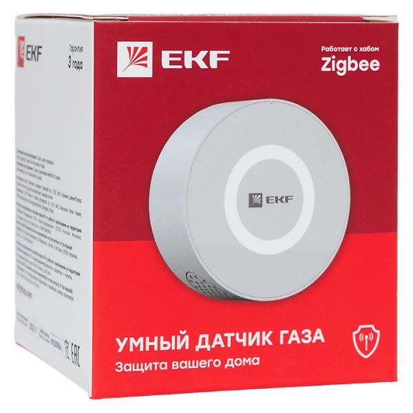 Умный датчик газа Zigbee EKF Connect