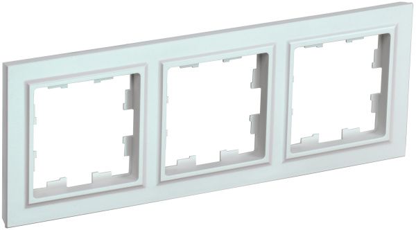 BRITE Рамка 3-местная РУ-3-БрЖ жемчуг IEK BR-M32-K36