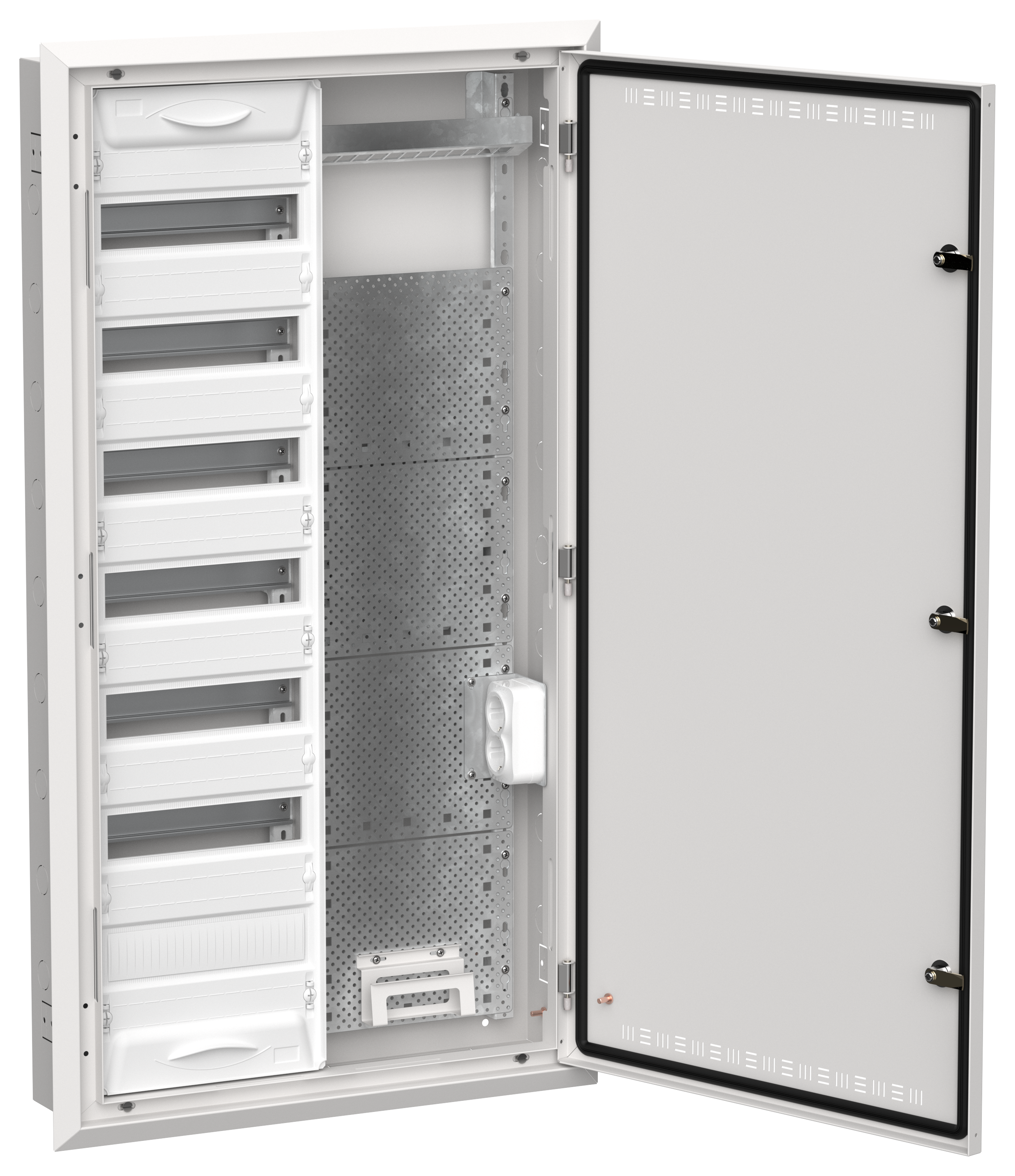 TITAN 5 Корпус комбинированный ЩРв-84 (2х84) 1130х625х130мм IP30 белый IEK