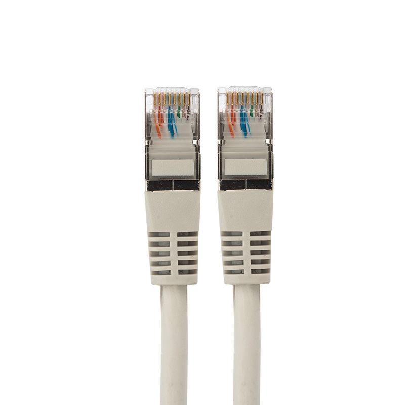 Шнур коммутационный, патч-корд F/UTP RJ45-RJ45, CAT 5e, LSZH серый, 5м REXANT - Фото 2
