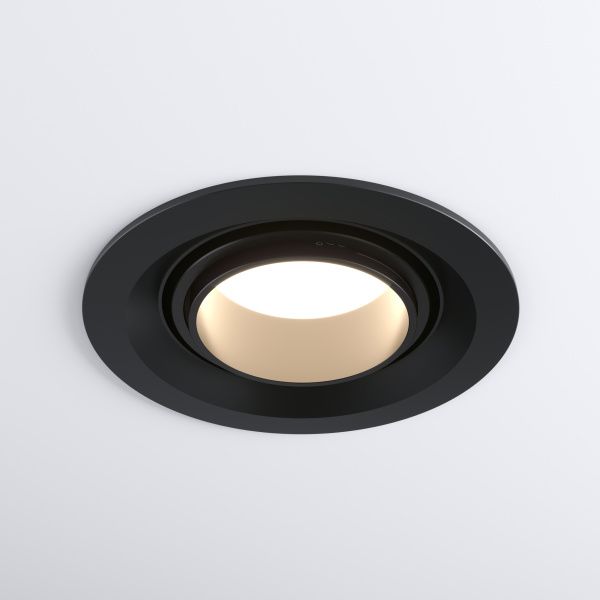 Светильник светодиодный встраиваемый с регулировкой угла освещения 9919 LED 10W 4200K черный Elektrostandard - Фото 2