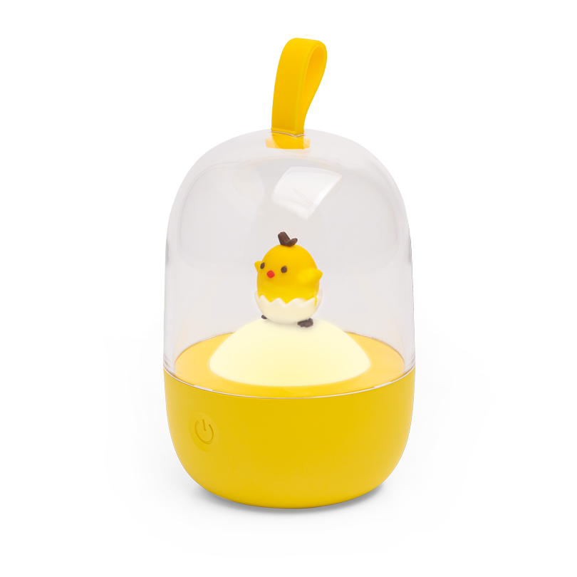 Детский ночник LUMIN'ARTE TL05 цыпленок желтый диммируемый, сенсорное управление, аккумуляторный, USB-кабель, 115х75х75