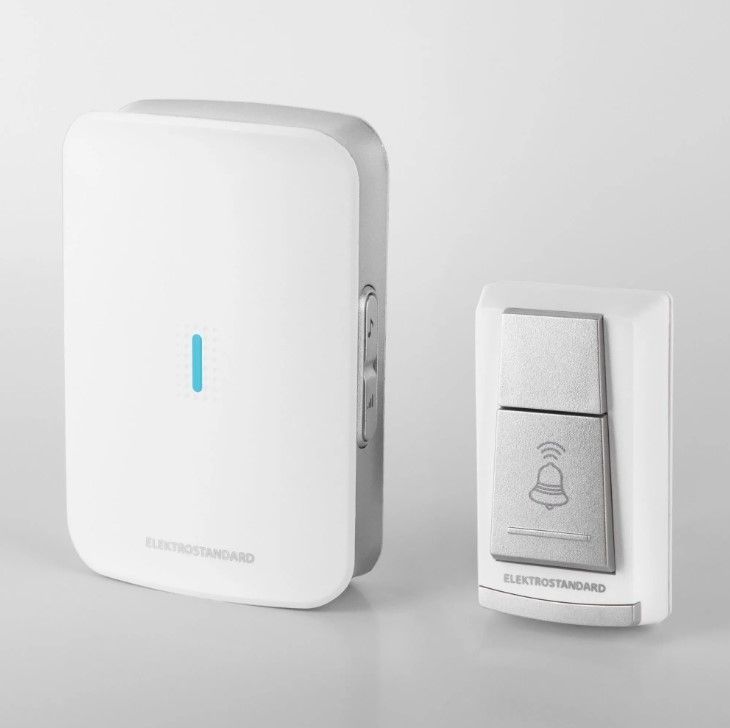 Звонок беспроводной 36М IP44 DBQ19M WL белый Elektrostandard a044637