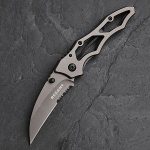 Нож складной Коготь полуавтоматический Titanium REXANT - Фото 6