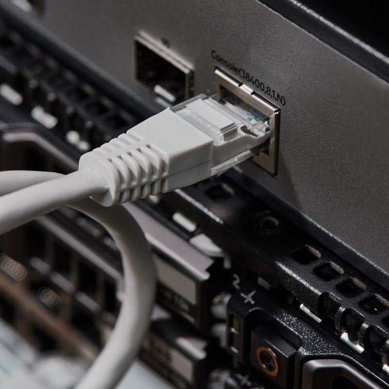 Шнур коммутационный, патч-корд, U/UTP RJ45-RJ45 CAT 5e, PVC, серый, 0,5м REXANT - Фото 3