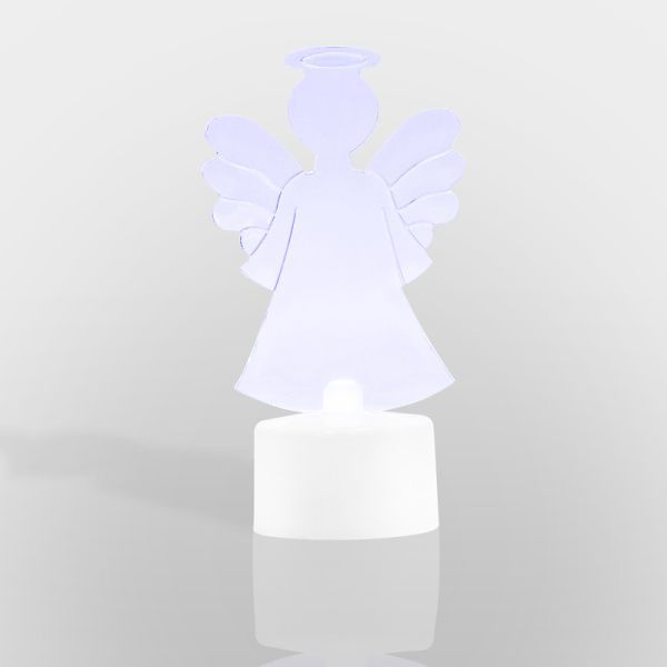 Фигура светодиодная на подставке Ангел 2D, RGB - Фото 5