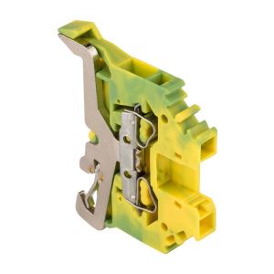 Колодка клеммная пружинная JXB-S-2.5 24А земля EKF plc-jxb-s-2.5pe